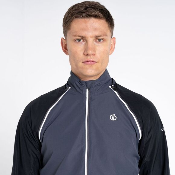 Dare 2B Mens Oxidate Windshell Jacket / Black/Ebony - Picture 8 of 8